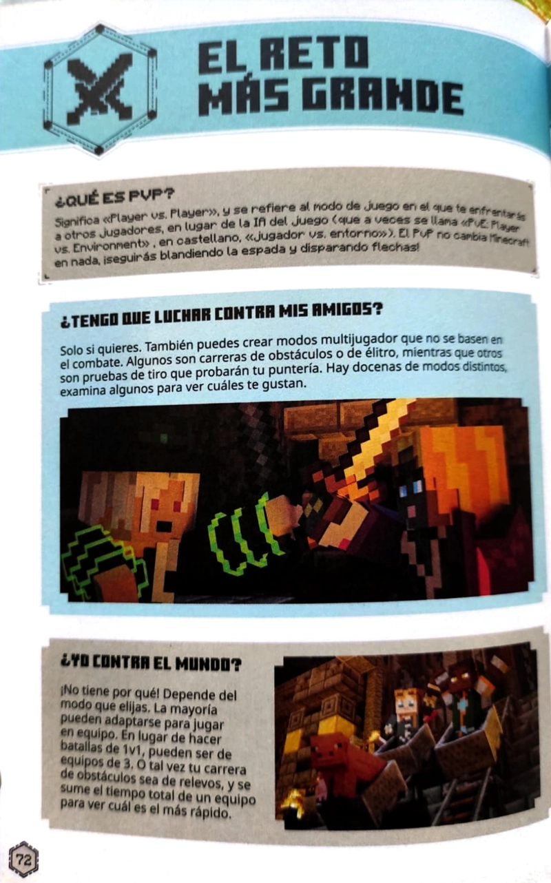 LIBRO MINECRAFT. MANUAL DE COMBATE - MOJANG AB - 2