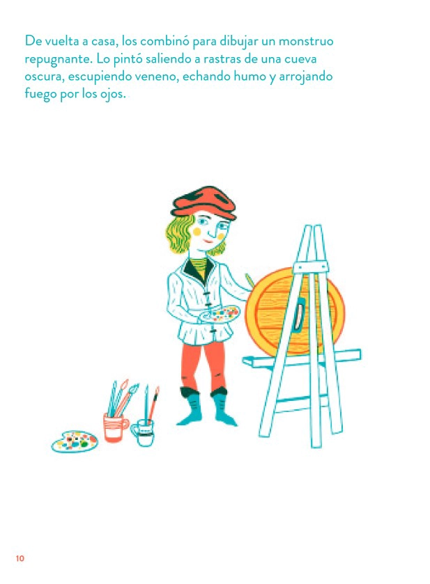 LIBRO PEQUEÑOS RELATOS DE GRANDES HIST - LEONARDO DA VINCI - ISABEL THOMAS - 2