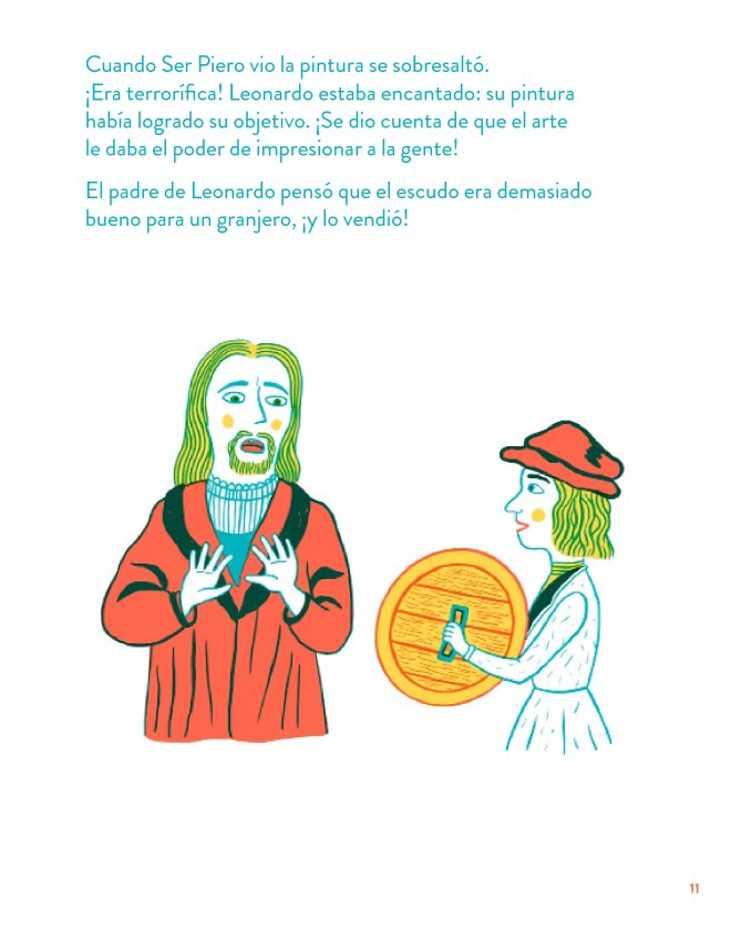 LIBRO PEQUEÑOS RELATOS DE GRANDES HIST - LEONARDO DA VINCI - ISABEL THOMAS - 3