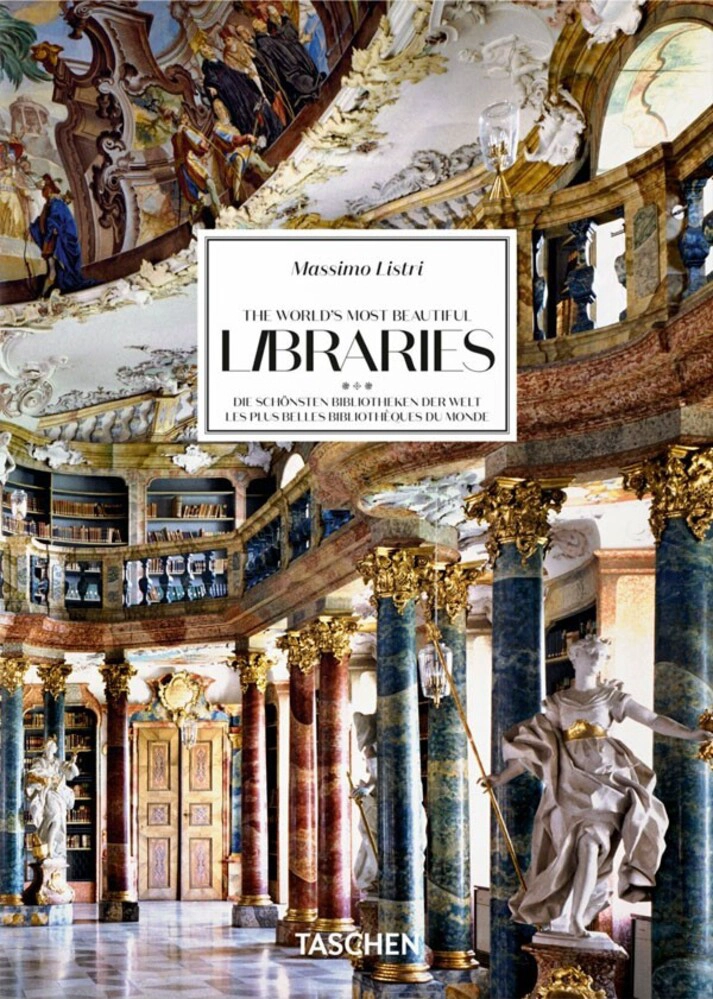LIBRO LISTRI. MOST BEAUTIFUL LIBRARIES. 40TH ED. - TASCHEN - GEORG RUPPEL - 1
