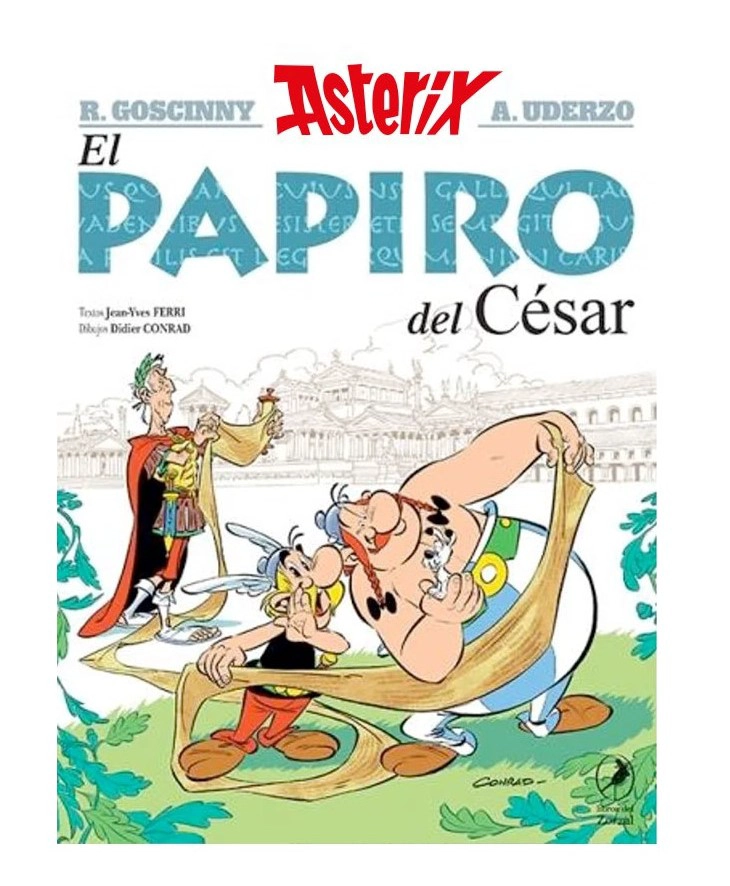 LIBRO ASTERIX 36 - EL PAPIRO DEL CESAR - RENE GOSCINNY - 1