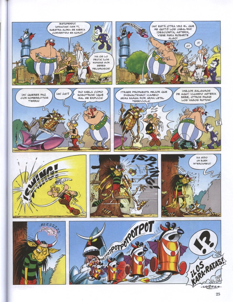 LIBRO ASTERIX 33 - EL CIELO SE CAE SOBRE SU CABEZA - RENE GOSCINNY - 2