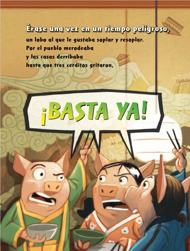 LIBRO LOS TRES CERDITOS NINJA - COREY ROSEN SWCHARTZ - 2