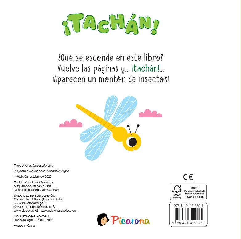 LIBRO TACHAN! LOS INSECTOS - BENEDETTA NIGELLI - 3
