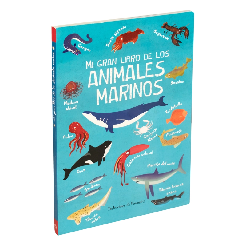 MI GRAN LIBRO - DE LOS ANIMALES MARINOS - SILVER DOLPHIN - 2