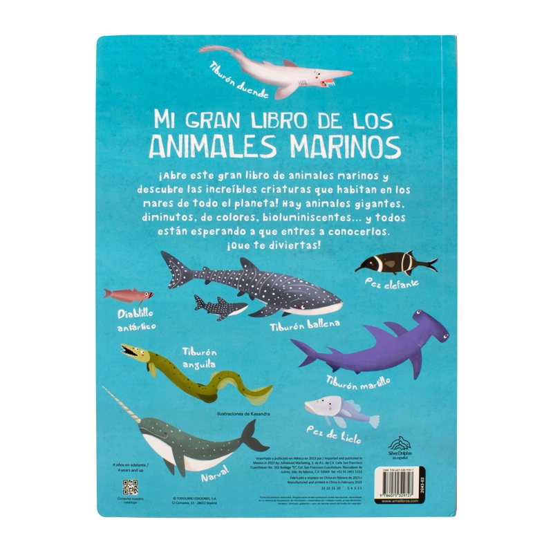 MI GRAN LIBRO - DE LOS ANIMALES MARINOS - SILVER DOLPHIN - 4