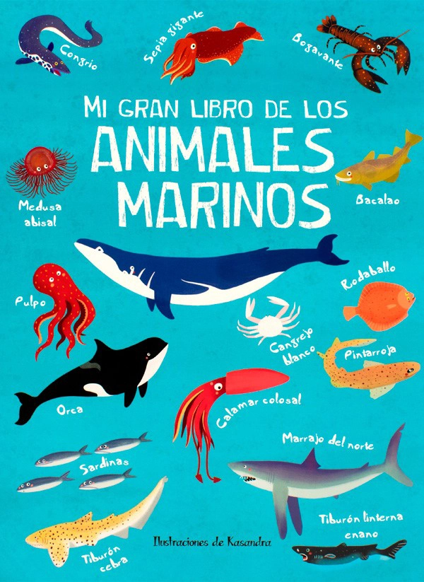 MI GRAN LIBRO - DE LOS ANIMALES MARINOS - SILVER DOLPHIN - 6