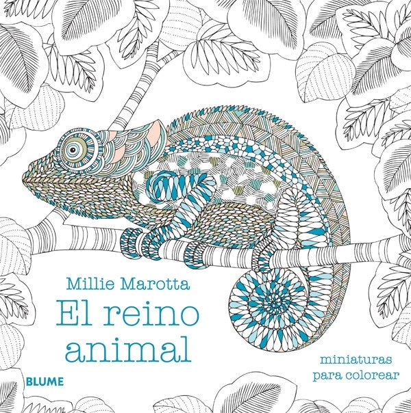 LIBRO MINIATURAS PARA COLOREAR - REINO ANIMAL - MILLIE MAROTTA - 5
