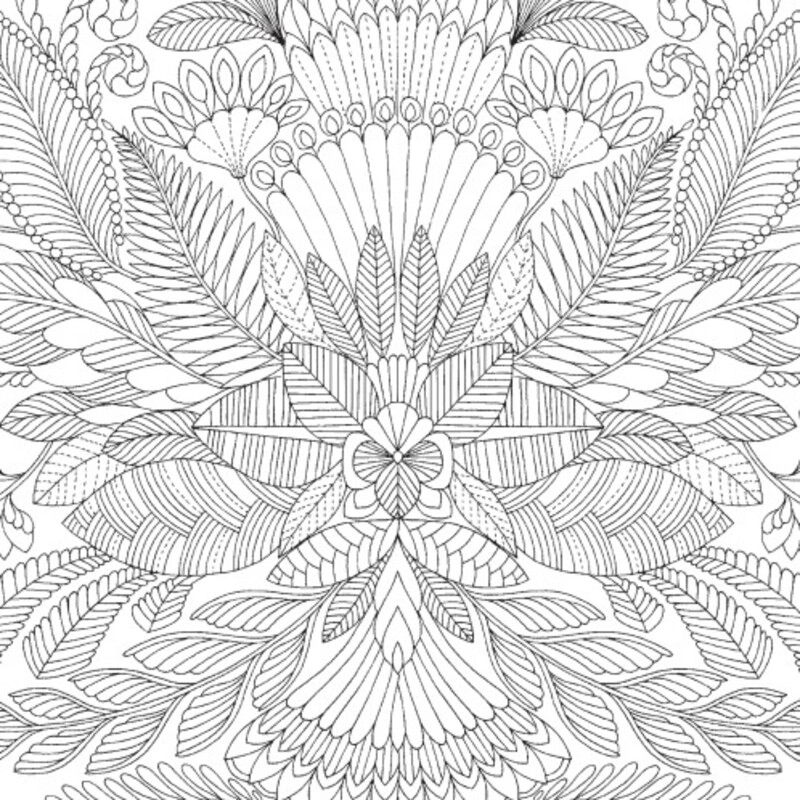 PARA COLOREAR - MARAVILLOSO MUNDO TROPICAL - 2