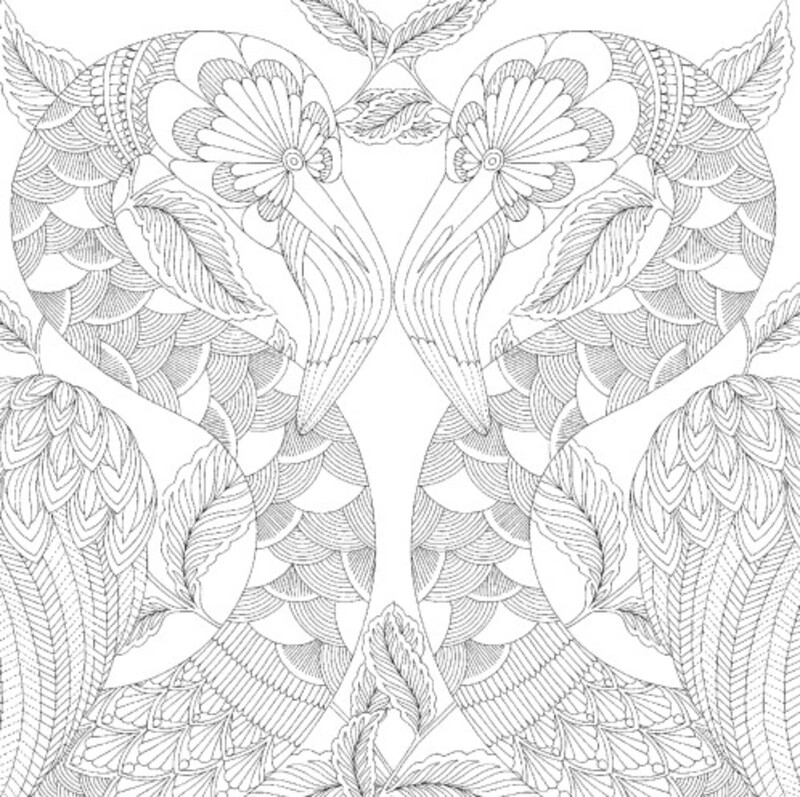 PARA COLOREAR - MARAVILLOSO MUNDO TROPICAL - 3