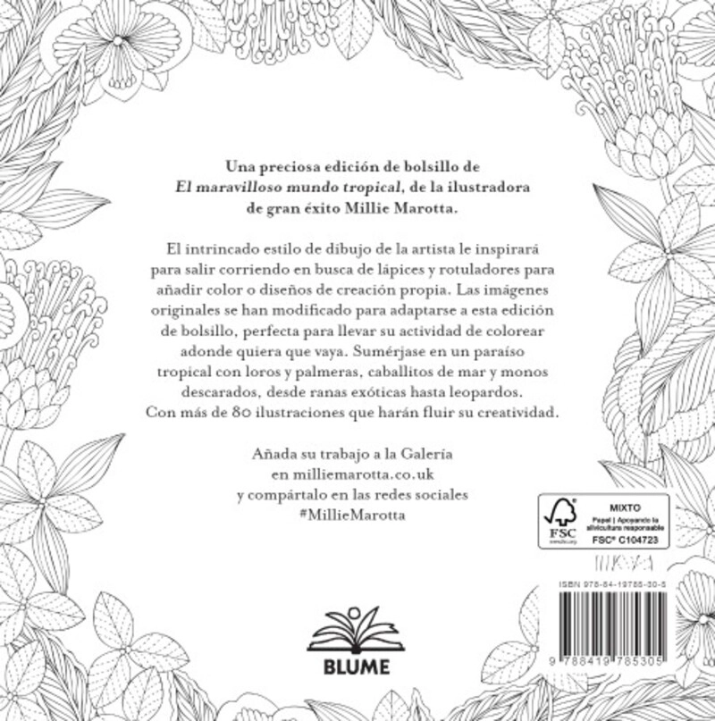PARA COLOREAR - MARAVILLOSO MUNDO TROPICAL - 5