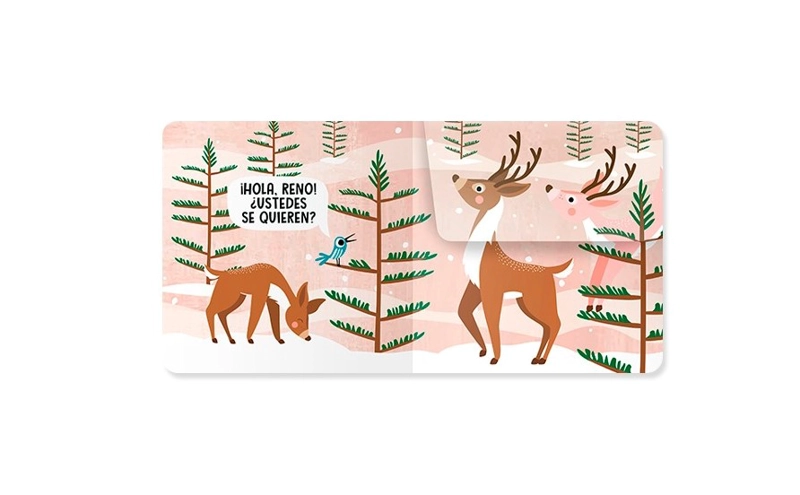 LIBRO ANIMALES EN LA NIEVE - LIBRO CON SOLAPAS - 2