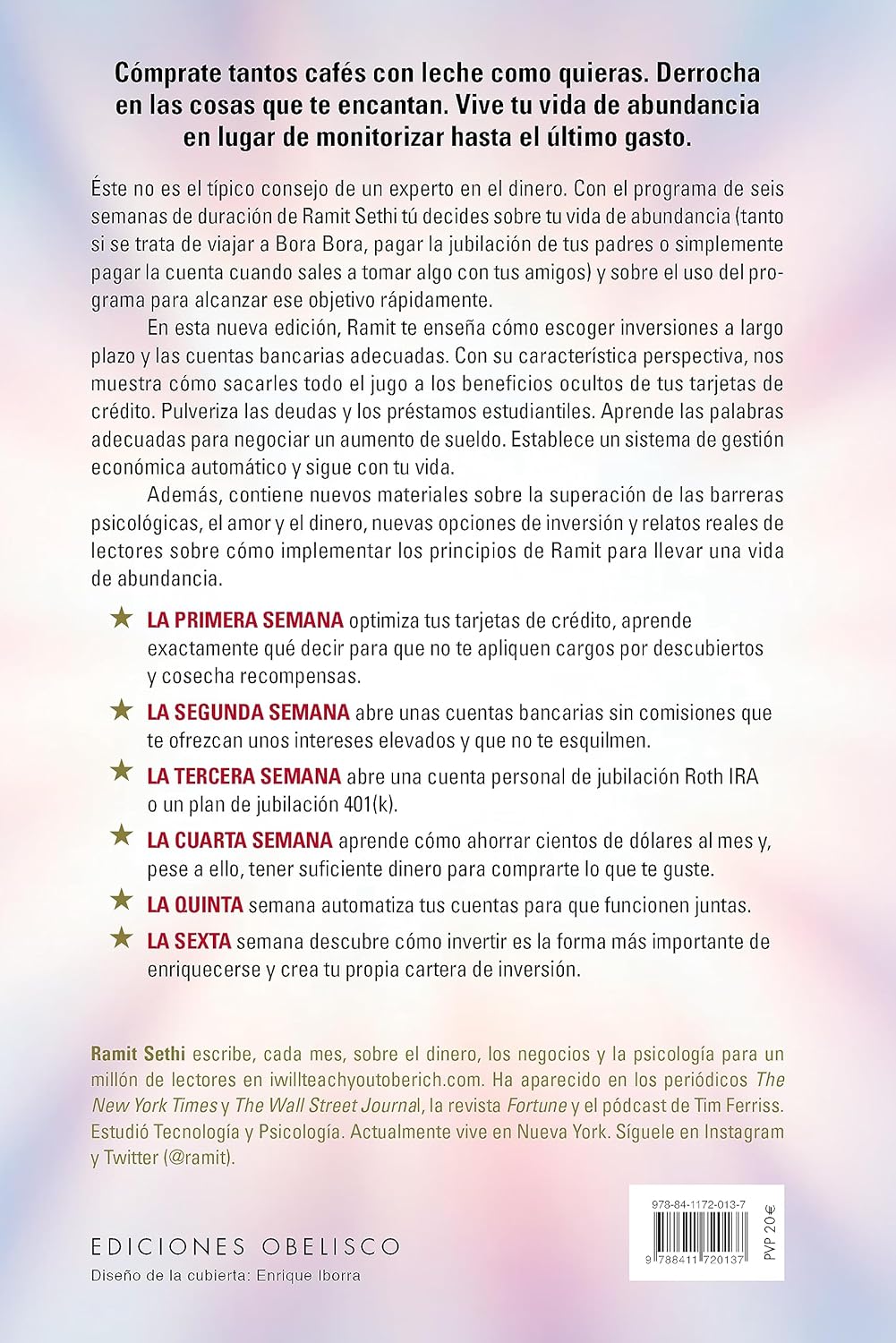 LIBRO TE ENSEÑARE A SER RICO - RAMIT SETHI