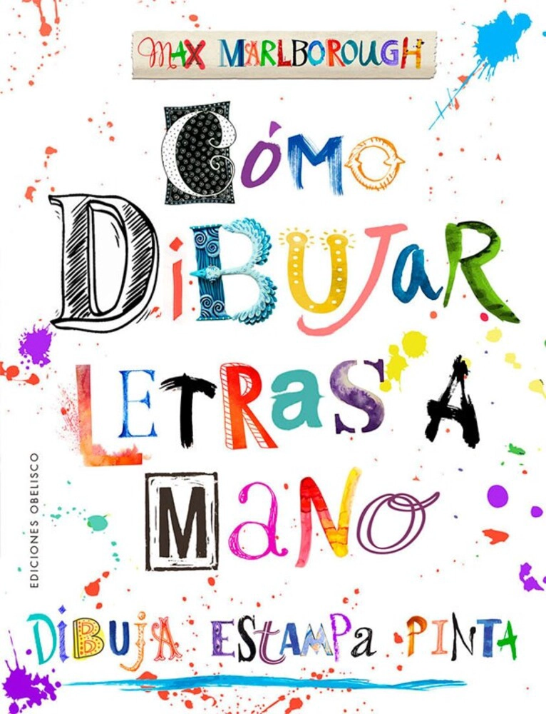 LIBRO COMO DIBUJAR LETRAS A MANO - MAX MARLBOROUGH - 1