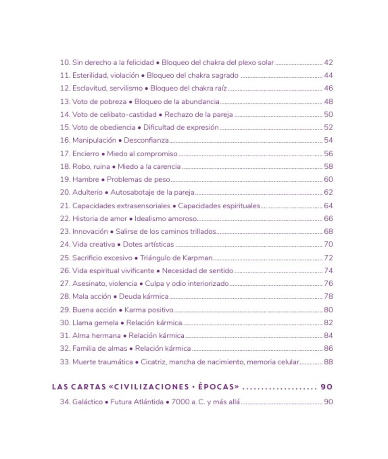 ORACULO DE LAS VIDAS ANTERIORES (LIBRO + CARTAS) - 3