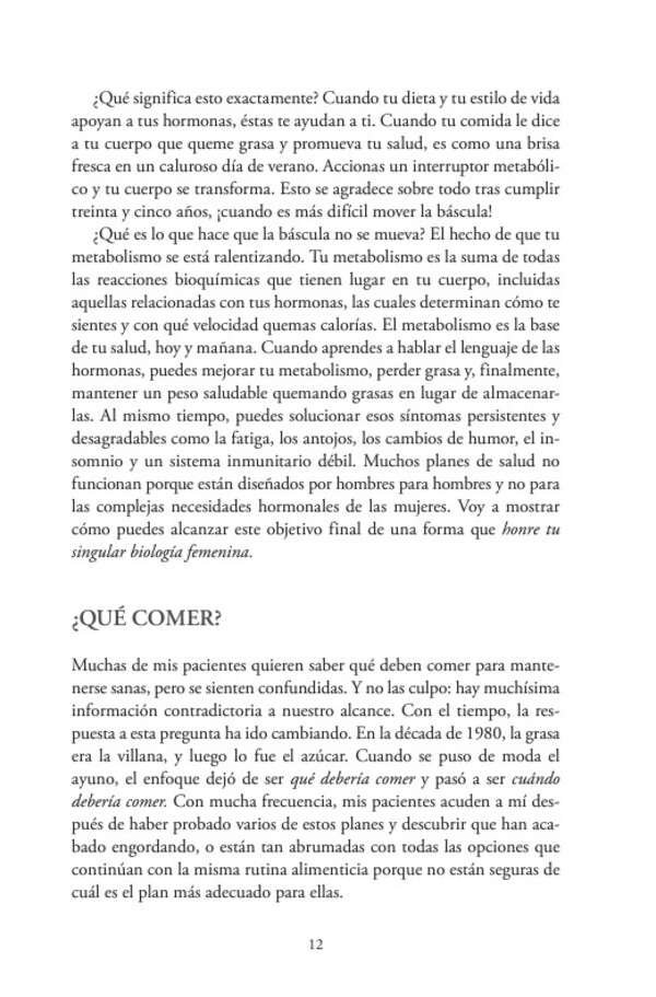 MUJERES, ALIMENTOS Y HORMONAS - 4