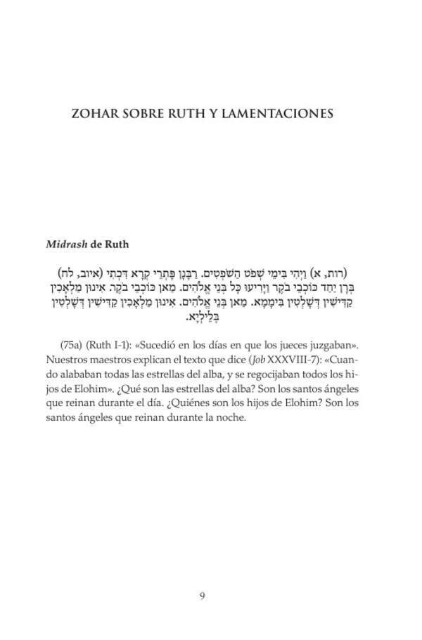 ZOHAR SOBRE RUTH Y LAMENTACIONES - 3
