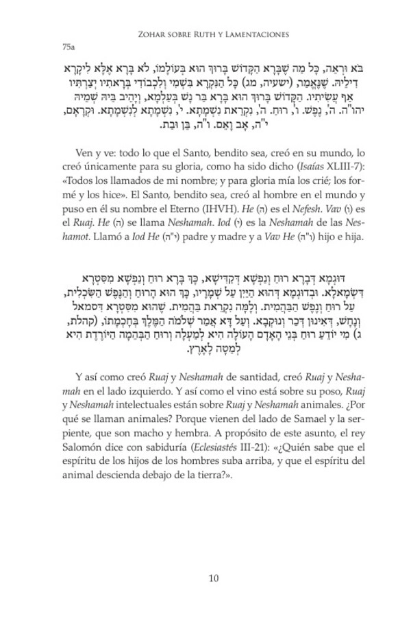 ZOHAR SOBRE RUTH Y LAMENTACIONES - 4