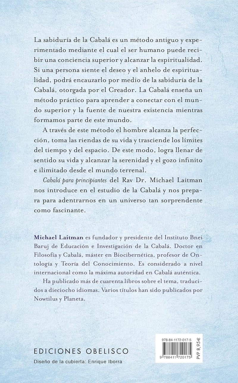 LIBRO CABALA PARA PRINCIPIANTES - RAVI DR. MICHAEL LAITMAN - 3