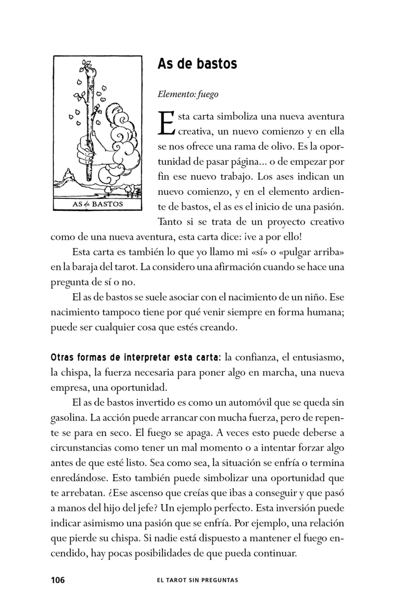 LIBRO EL TAROT SIN PREGUNTAS - THERESA REED - 5