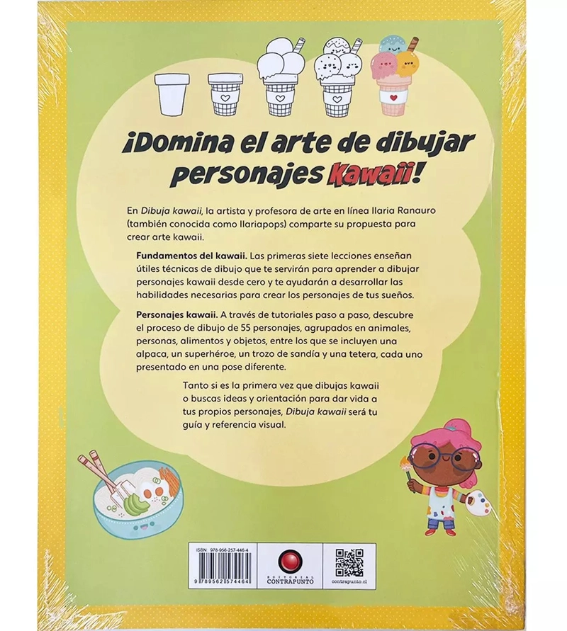 LIBRO DIBUJA 62 LECCIONES - DIBUJA KAWAII - ILARIA RANAURO - 2