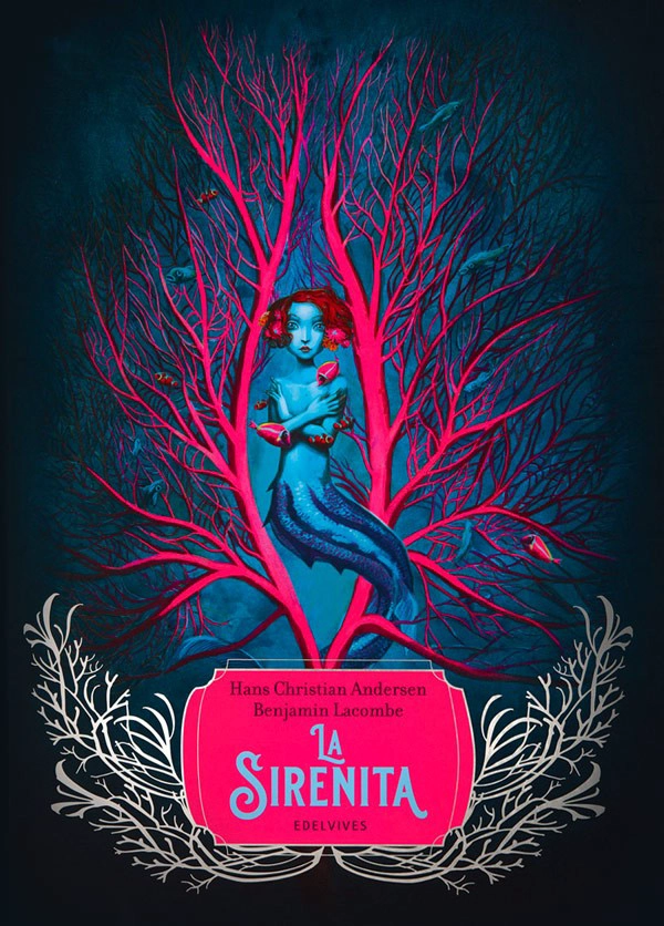 LIBRO CUENTOS CLASICOS ILUSTRADOS - LA SIRENITA - BENJAMIN LACOMBE - 1