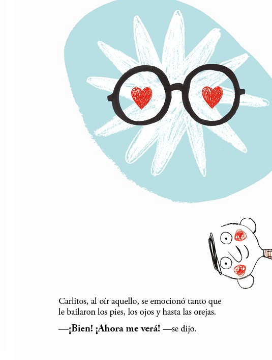 LIBRO LAS GAFAS DE CARLITOS - MARGARITA DEL MAZO - 3