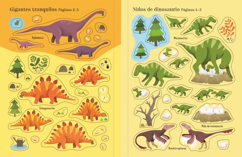 MI PRIMER LIBRO DE PEGATINAS - DINOSAURIOS - 2