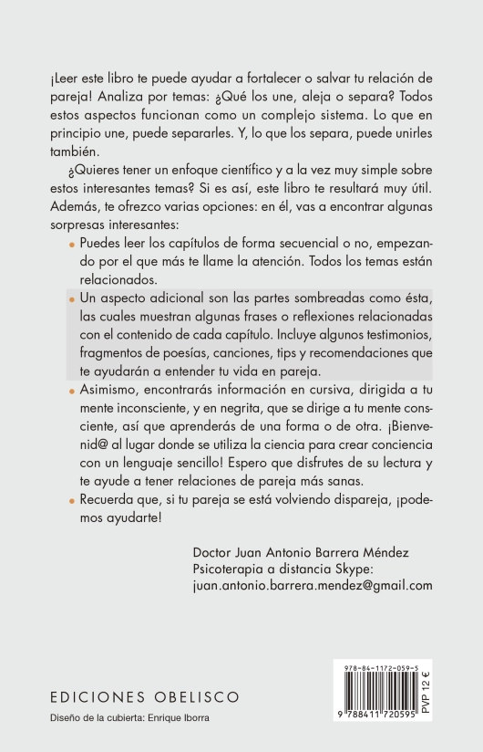 LIBRO LAS PAREJAS DISPAREJAS. VOL. II - JUAN ANTONIO BARRERA - 2