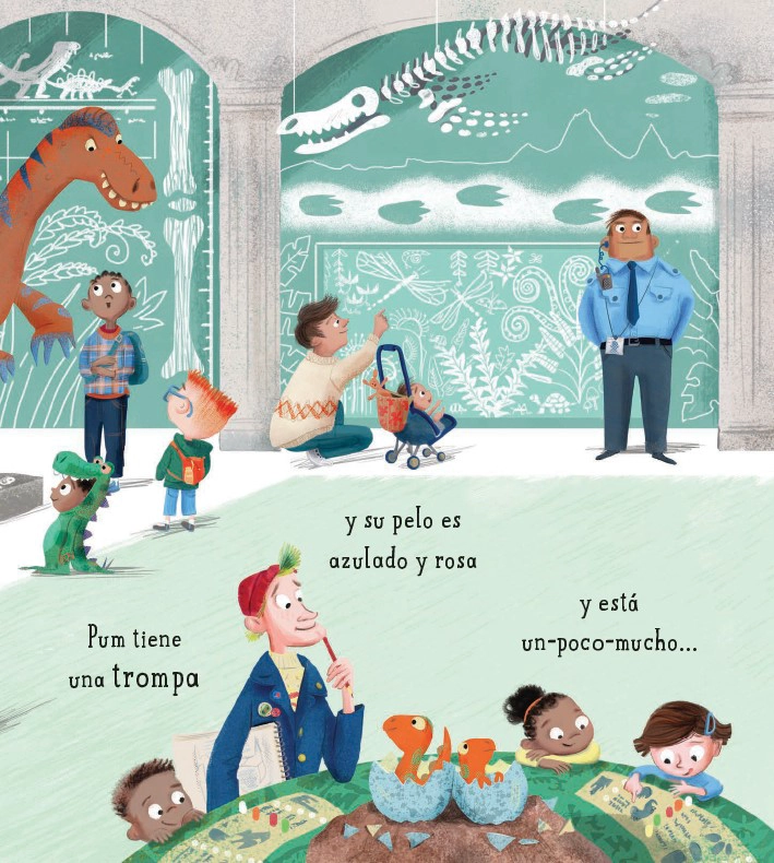 LIBRO PUM (TIENE UNA TROMPA Y SU PELAJE ES AZULADO Y ROSA) - MICHELLE ROBINSON - 3