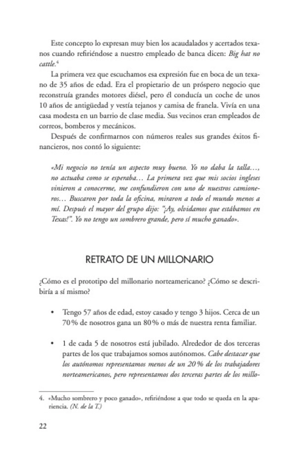 EL MILLONARIO DE LA PUERTA DE AL LADO - 4