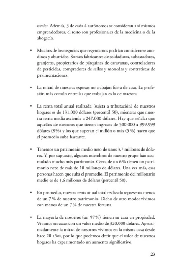 EL MILLONARIO DE LA PUERTA DE AL LADO - 5