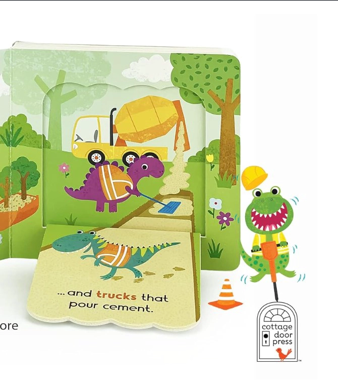 LIBRO DINOS LOVE - EXCAVADORAS - PTERRY REDWING - 3