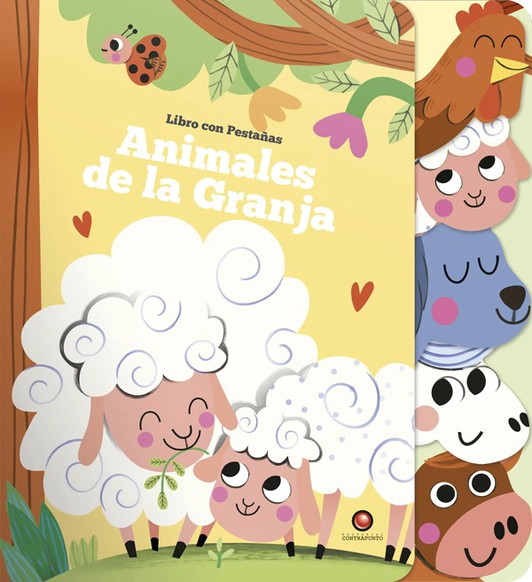 LIBRO CON PESTAÑAS - ANIMALES DE LA GRANJA - VVAA - 1