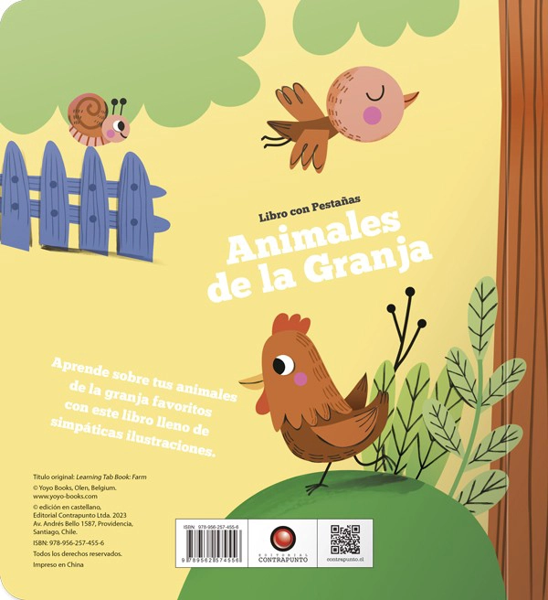 LIBRO CON PESTAÑAS - ANIMALES DE LA GRANJA - VVAA - 3