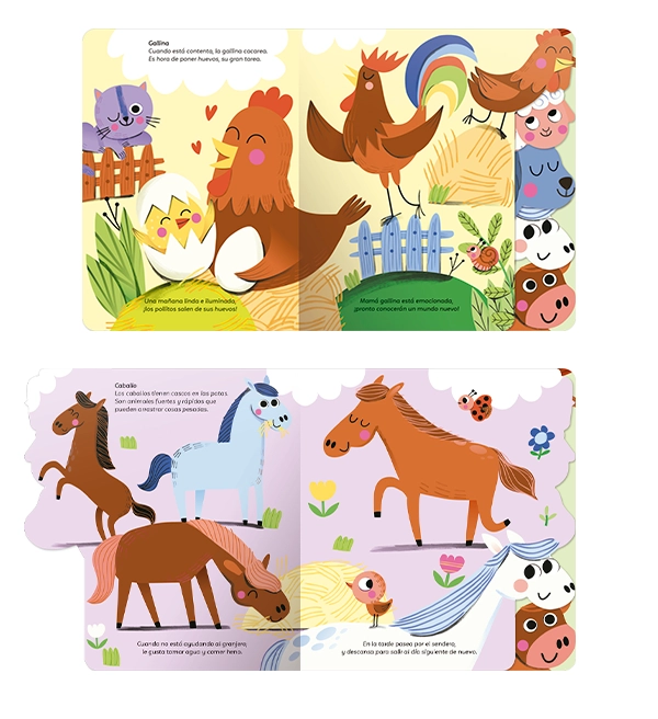 LIBRO CON PESTAÑAS - ANIMALES DE LA GRANJA - VVAA - 7
