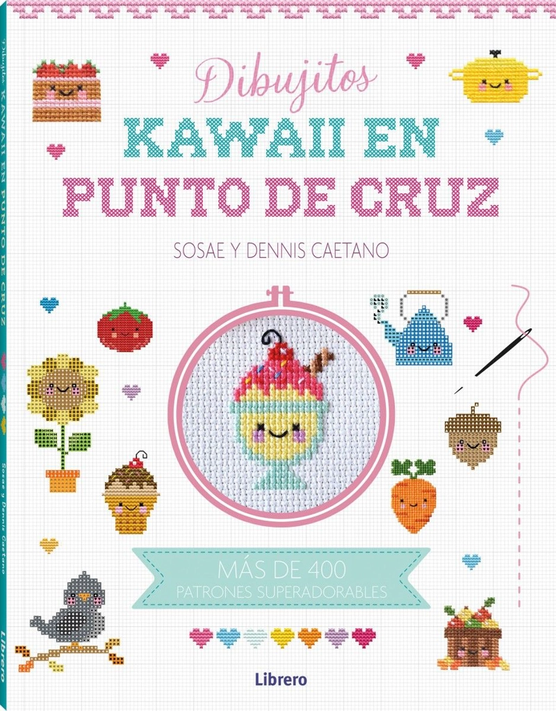DIBUJITOS KAWAII EN PUNTO DE CRUZ - 1