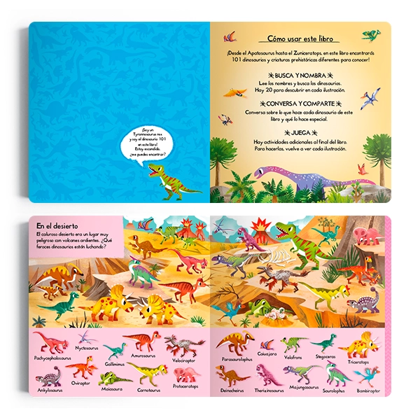 LIBRO 101 DINOSAURIO PARA DESCUBRIR - CAMBELL BOOKS - 7