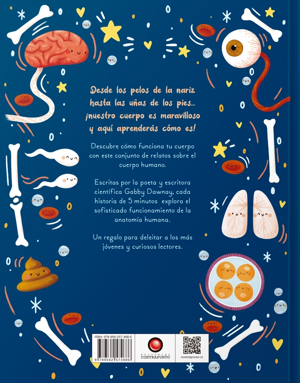 LIBRO HISTORIAS DEL CUERPO HUMANO EN 5 MIN. - GABBY DAWNAY - 2