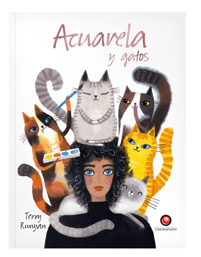 ACUARELA Y GATOS - 1