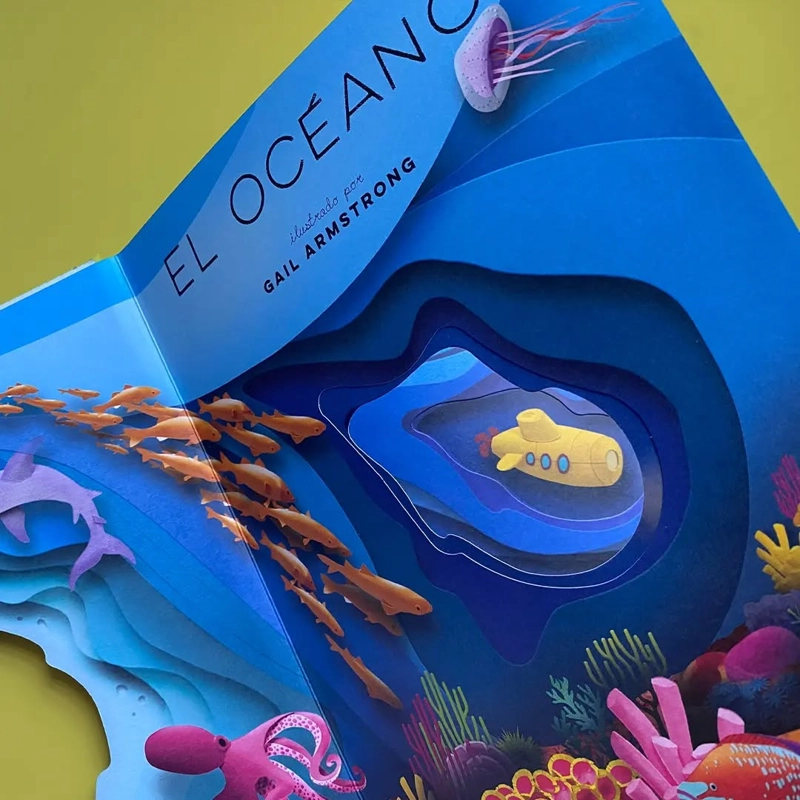 LIBRO UN MUNDO DE PAPEL - EL OCEANO - GAIL ARMSTRONG - 6