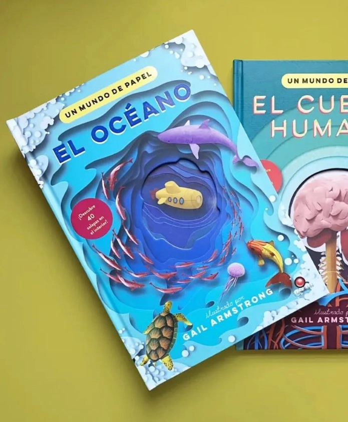 LIBRO UN MUNDO DE PAPEL - EL OCEANO - GAIL ARMSTRONG - 7