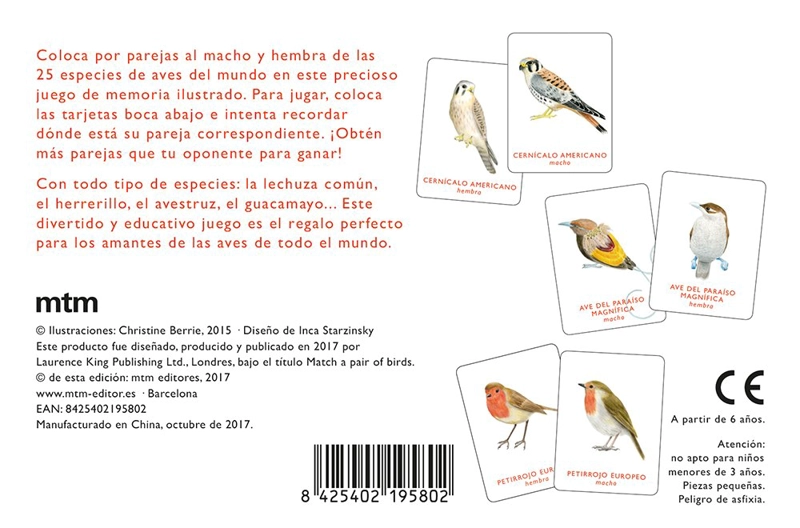 LIBRO UN PAR DE AVES. JUEGO DE MEMORIA - BERLE CHRISTINE - 2