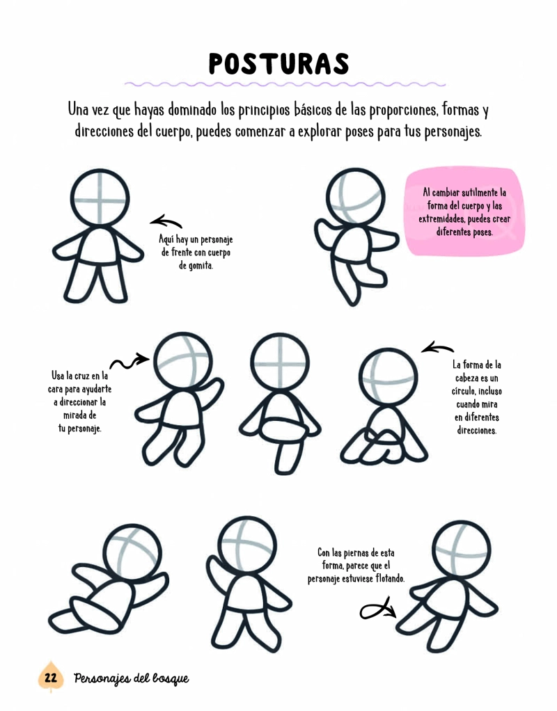 LIBRO CÓMO DIBUJAR CRIATURAS DEL BOSQUE LINDAS - ANGELA NGUYEN - 4