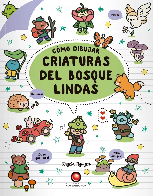 LIBRO CÓMO DIBUJAR CRIATURAS DEL BOSQUE LINDAS - ANGELA NGUYEN - 9
