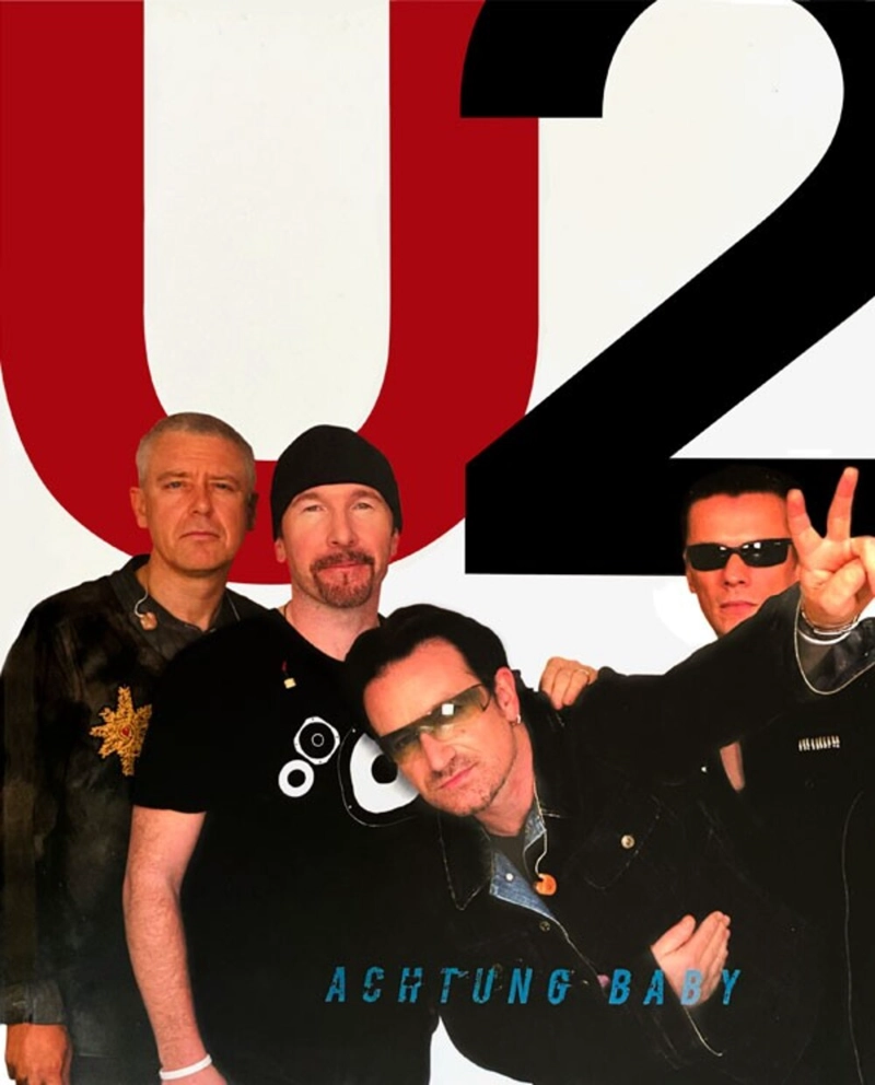 U2. ACHTUNG BABY DE EDITORIAL BOLDLETTERS - 1