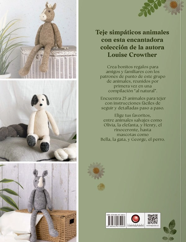 LIBRO ANIMALES TEJIDOS - LOUISE CROWTHER - 7