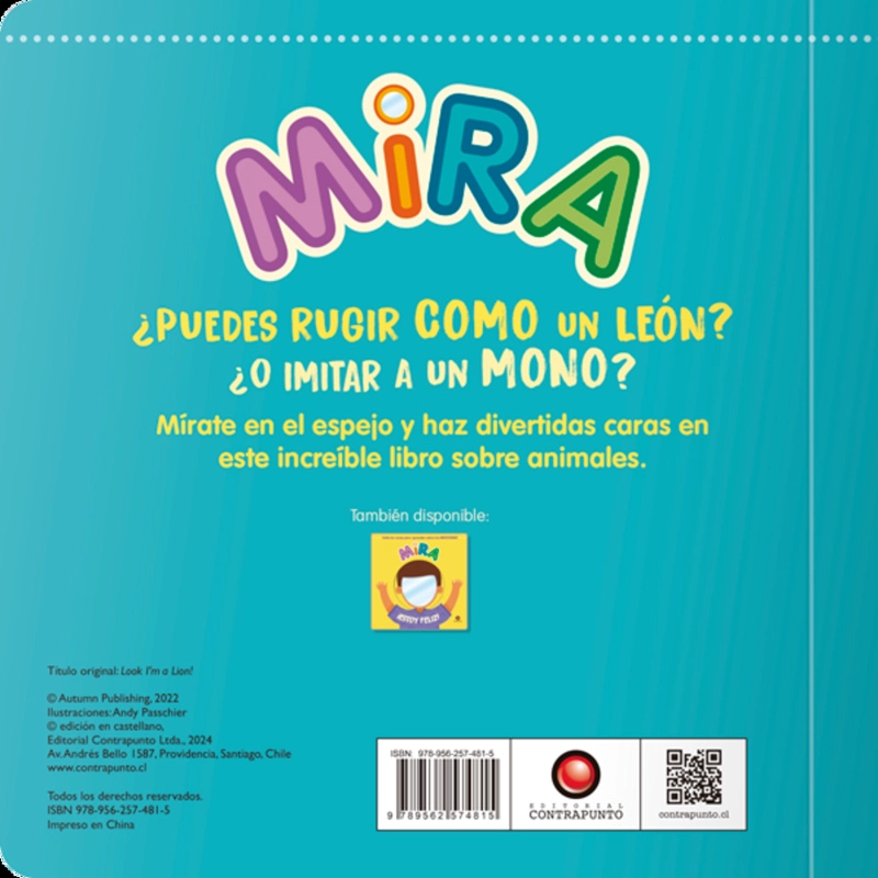 MIRA ¡SOY UN LEON! DE EDITORIAL CONTRAPUNTO - 3