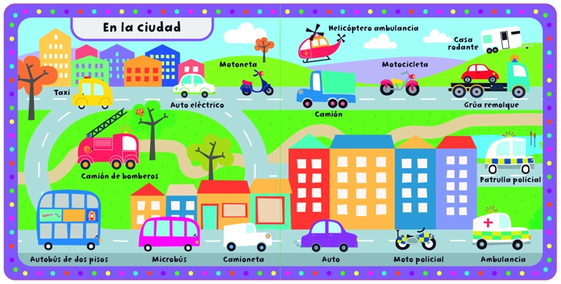 LIBRO MI PRIMER DICCIONARIO ILUSTRADO DE VEHÍCULOS - AUTUMN PUBLISHING - 2