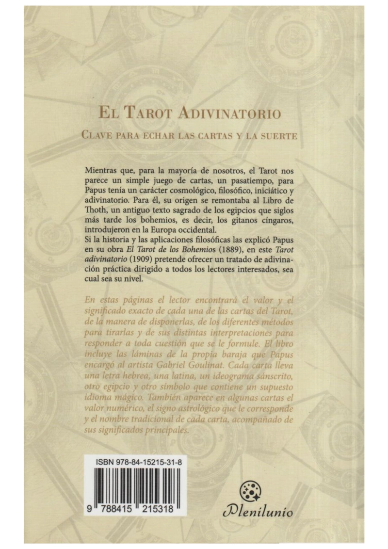 LIBRO EL TAROT ADIVINATORIO - PAPUS - 2